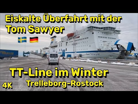 🇸🇪Trelleborg-Rostock🇩🇪mit TT-Line Tom Sawyer⛴️👍🏻 #sweden #travel #vlog 
