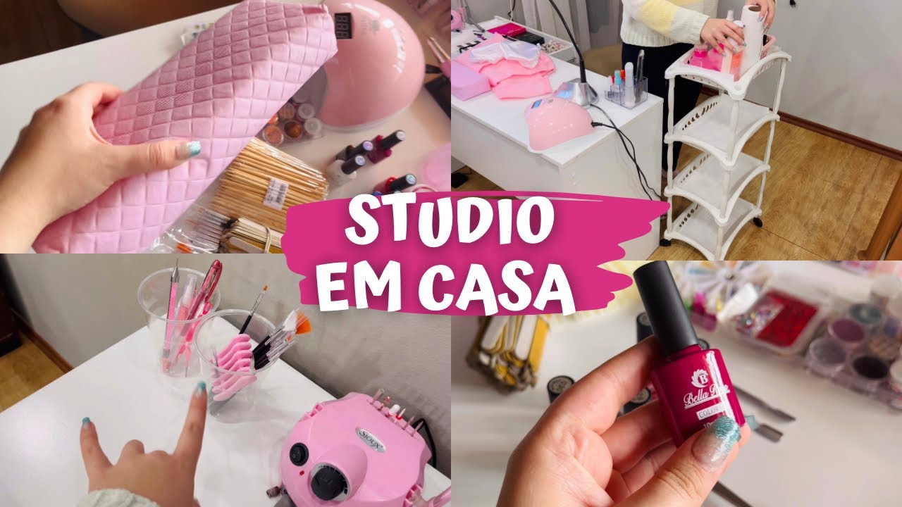 Montando meu studio de nail design em casa 💅🏻 | Parte 2