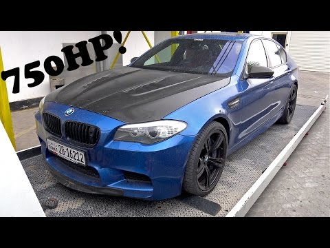 BMW M5 F10 Start up Failure & Brutal REVS!