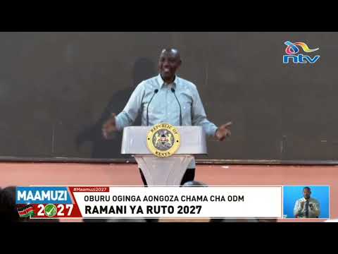 Rais Ruto asema Vyama vya ODM na UDA vitafanya muungano wa kuwania urais 2027
