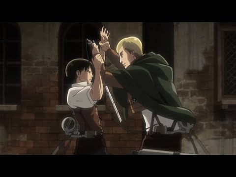 Attack on Titan OVA Levi vs Erwin | Türkçe Altyazılı