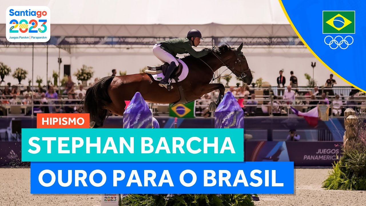 JOGOS PAN-AMERICANOS | STEPHAN BARCHA LEVA O OURO NOS SALTOS INDIVIDUAIS DO HIPISMO