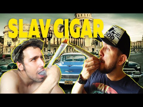 Supergopniks - Slav Cigara - How to smoke like slav - Low budget smoking - Славянская Сигара