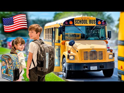 PRIMEIRO DIA DE AULA NOS ESTADOS UNIDOS 🇺🇸 Família Brancoala