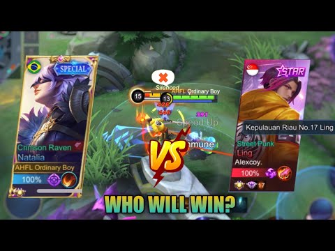 NATALIA VS TOP SENIOR LING | Top Global Natalia Gameplay - MLBB