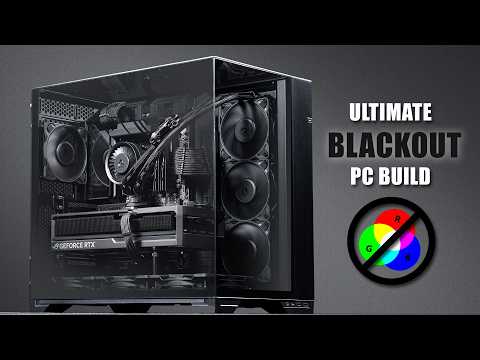 Ultimate Blackout 2026 Gaming PC Build | No RGB | RTX 5090 + 9800X3D + Lian Li O11 Vision
