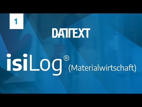 isiLog Teil 1 (Materialwirtschaft)