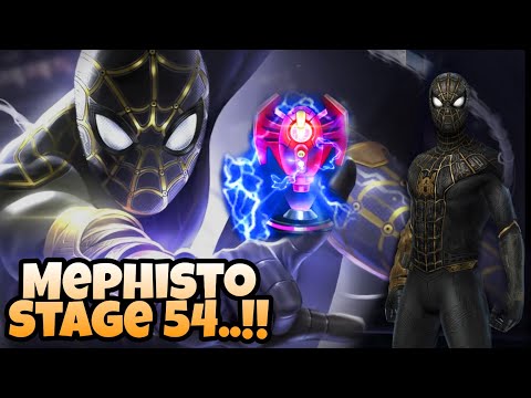 SPIDER MAN vs Mephisto Stage 54..!! Can He Do it with a Brilliant Ctp of Destruction? // mff // f2p