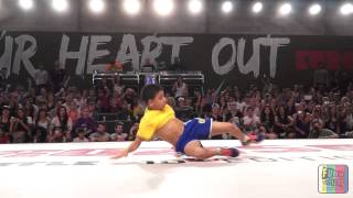 FSTV | AMAZING Baby Battle with breakdancing Brazilian Kid!!!