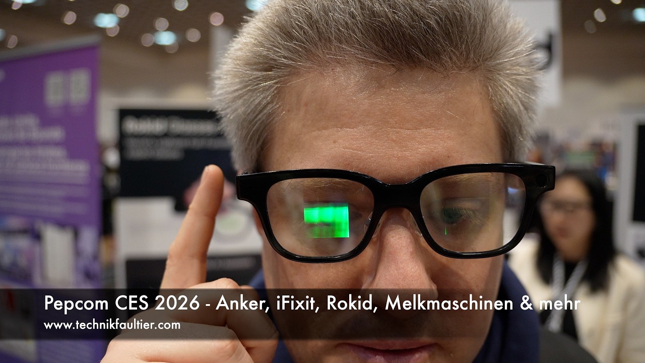 Pepcom CES 2026 - Anker, iFixit, Rokid, Melkmaschinen & mehr