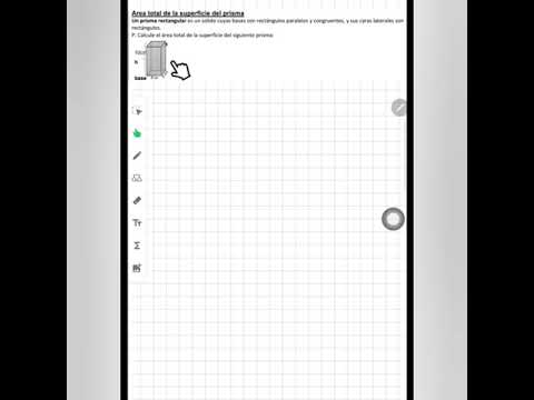 área total de la superficie de un prisma