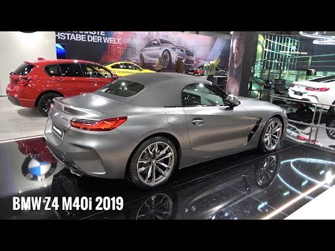 BMW Z4 M40i 2019 - first look, exterior & interior (340 HP roadster - Toyota Supra twin)