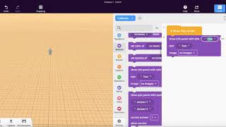 Cospaces Edu Tutorial: Set up instruction using Info Panel CoBlocks