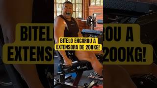 NINGUÉM ZEROU ESSA MÁQUINA! BITELO ENFRENTA A EXTENSORA MAIS PESADA DO BRASIL COM 200KG EM CORRENTES