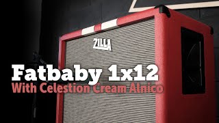 Video thumbnail for Zilla Fatbaby 1x12 - Celestion Alnico cream, too good not to record. by Zilla Cabs
