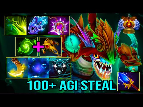 [ Slark ] 100+ AGI STEAL -  THE MOST INTENSE CARRY -  UNBELIVABLE RAMPAGE -  FULL TEAM FIGHT