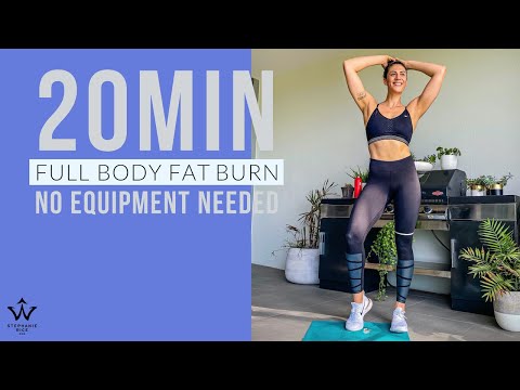 20min FULL BODY FAT BURN | No Equipment | Olympic Champion Stephanie Rice