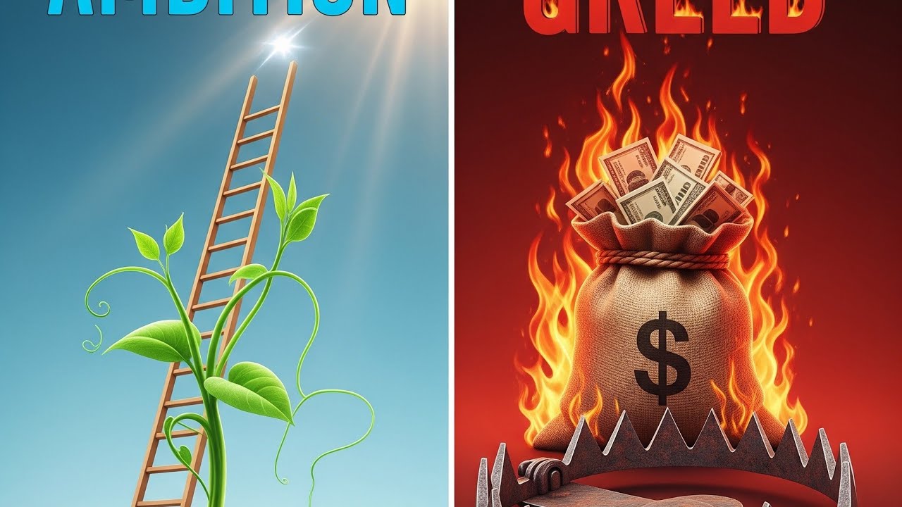 Ambição vs. Ganância: A Linha Tênue Entre a Riqueza e a Ruína
