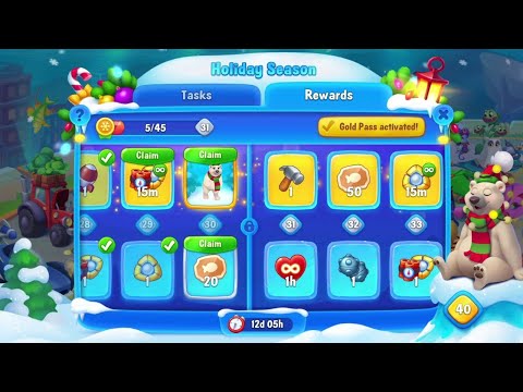 @Fishdom Win Strikes Atlantis Cup Stage 23 - 24. Holiday Season Event Level 30 Unlocked.