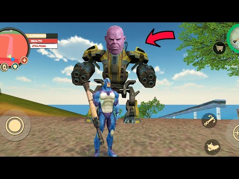 Rope Hero: Vice Town (Find BD- 100 Ground Machine) Rope Hero with Assault Robot Machine - FHD