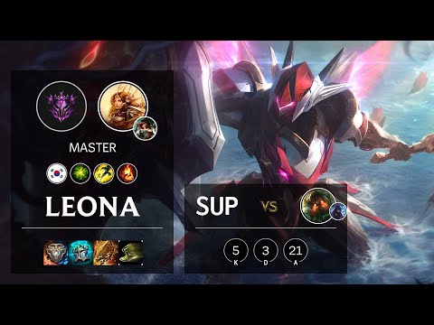 Leona Support vs Nautilus - KR Master Patch 10.22