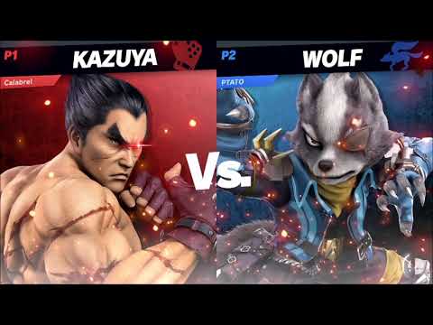 Calabrel (Kazuya) vs DarkP0tat0 (Wolf) pt. 2 - Smash Ultimate 13.0.0