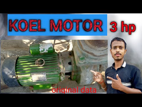 Koel 3 hp single phase motor winding data | 3 hp koel motor winding data