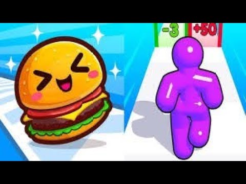 Food Run 3D Vs Join Blob Run 3D 🔴🥑🔴 New Max Update Gameplay iOS level 4689