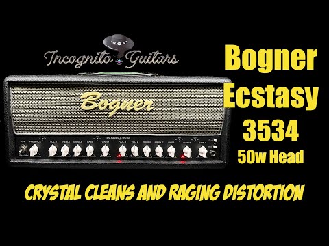 Bogner Ecstasy 3534 50w Amp Head - Crystal Cleans & RAGING DISTORTION !!!!!
