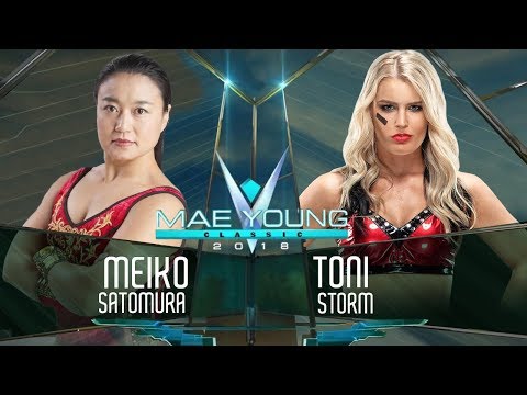 Meiko Satomura Vs Toni Storm: Mae Young Classic #WWE2K19 #MYC
