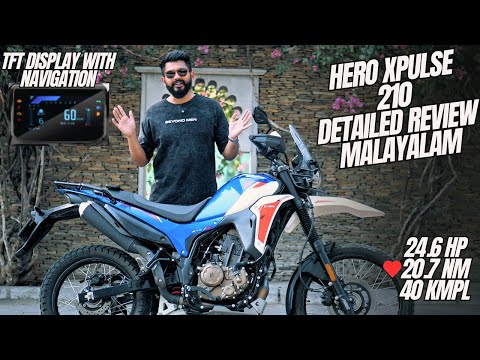 Hero Xpulse 210 Pro Detailed Review Malayalam | Mr Perfect | Best Budget Touring Machine in India