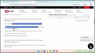 Setting Up Auto Bill Pay on Your HSBC Singapore Credit Card - Here's The Best & Easy Method - 2025