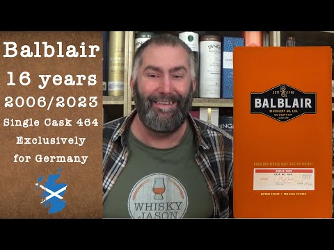 Balblair aged 16 years 2006/2023 Single Cask 464 Exclusively for Germany Review by WhiskyJason