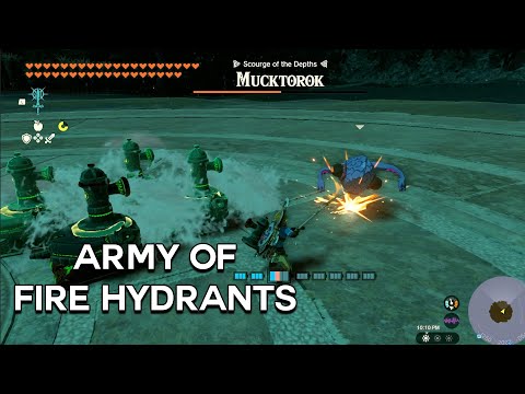 Fighting Mucktorok with Hydrants on Homing Carts (Depths Rematch)
