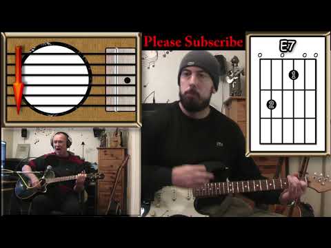 She's Electric - Oasis - Guitar Cover (with rhythm guitar chords & strumming)