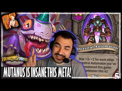 MUTANUS IS INSANE THIS META! - Hearthstone Battlegrounds