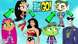 Teen Titans Go! Transforms Raven Starfire Joker Batman Surprise Egg and Toy Collector SETC