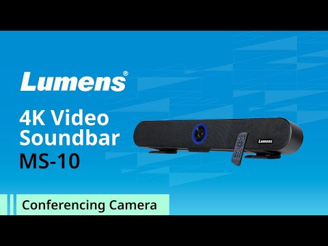 Lumens MS-10 4K Video Sound bar