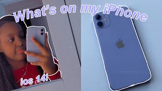 What’s on my iPhone 11/purple iPhone