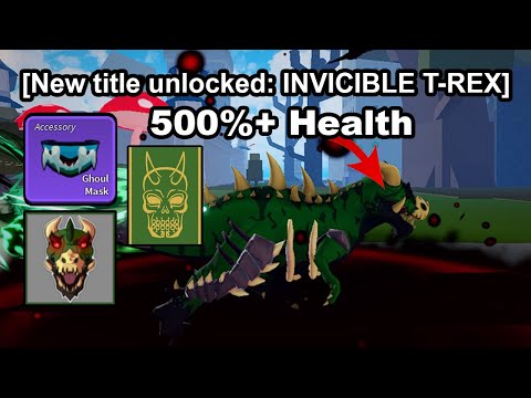 I Created The INVINCIBLE T-REX In Roblox Blox Fruits