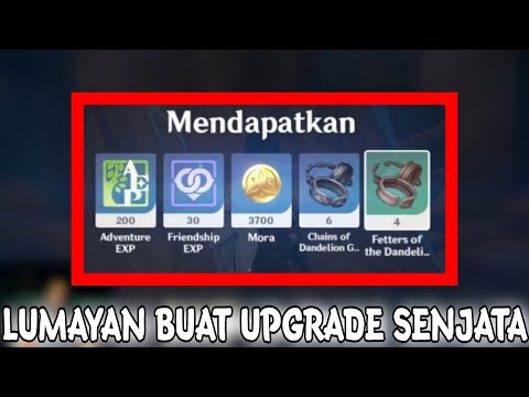 LUMAYAN BUAT UPGRADE SENJATA - DOMAIN OF FORGERY: RERUNTUHAN KOTA KEMARAU 3 - GENSHIN IMPACT