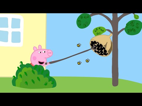Angry Bees - Peppa Funny Animation