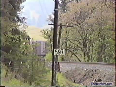 Classic Railroad Series 297 - SP 8303 East at Rice Hill, OR May 11, 1991