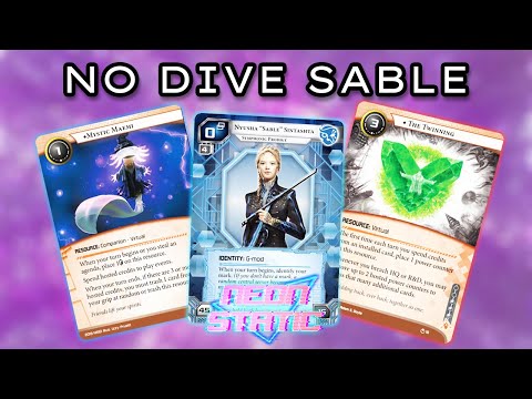 Netrunner - Rush PD & No Dive Sable - LIVE IRL Games