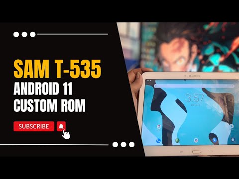How to Upgrade Samsung Tab 4 T-535  From Stock Android 5 to Android 11 t535 custom rom