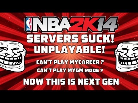 NBA 2K14 - IS THIS REALLY 'NEXT GEN' ? NOT ABLE TO PLAY MYCAREER \ MYGM MODE @Ronnie2K @LD2K