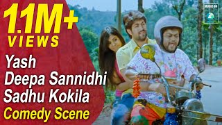 Jaanu Kannada Movie Comedy Scenes 3 | Yash, Sadhu Kokila, Deepa