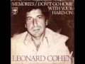 Leonard Cohen "Don't Go Home With Your Hard-On"