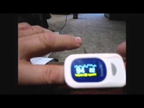 Normal oxygen saturation levels using pulse oximeter