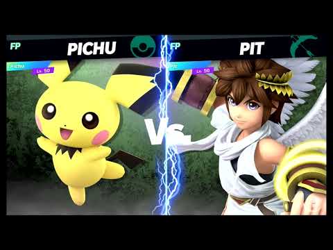Super Smash Bros Ultimate Amiibo Fights – Pichu vs the World #28 Pichu vs Pit